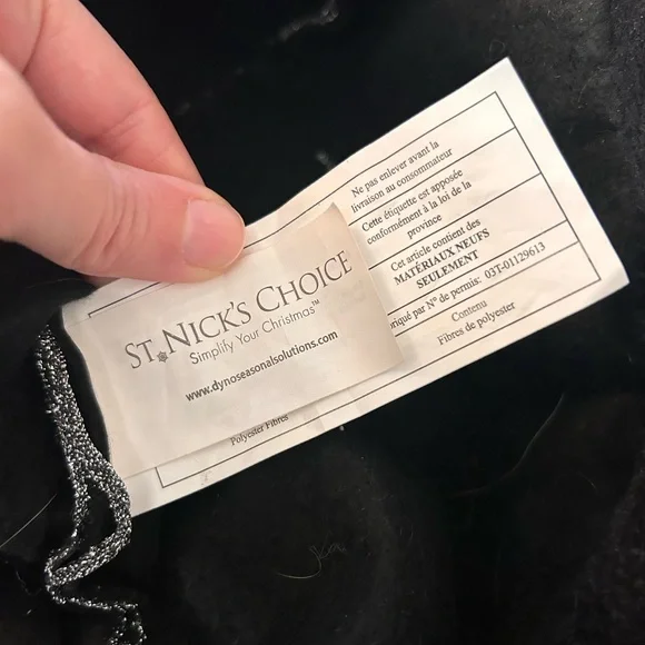 Fuzzy Leopard Santa Hat - Picture 5 of 8